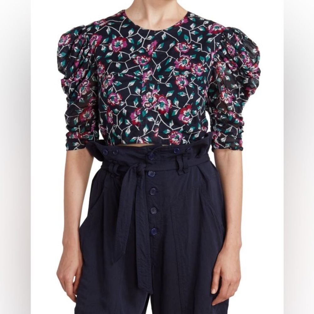 ISABEL MARANT ÉTOILE
Silva Floral Crop Top